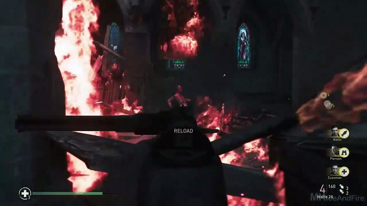 Call Of Duty World War 2 Walkthrough gameplay Mission#3 (StrongHold) with Ultra 4K Graphics by Games and Games