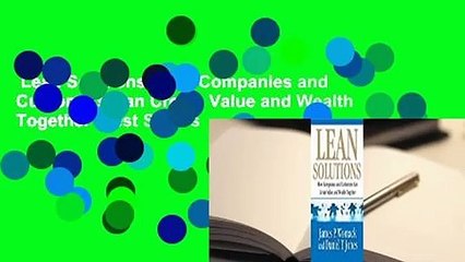 Lean Solutions: How Companies and Customers Can Create Value and Wealth Together  Best Sellers