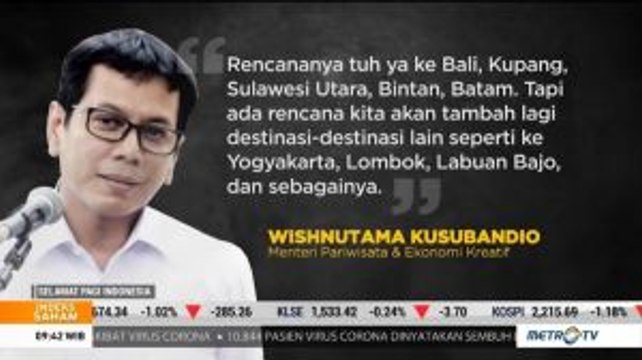 Terimbas Wabah Corona, Sektor Pariwisata akan Diberi Insentif