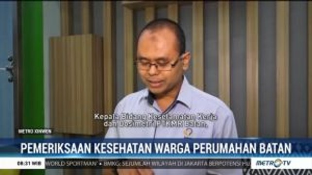 Radiasi Radioaktif di Tangsel, Batan Periksa Kesehatan Sembilan Warga