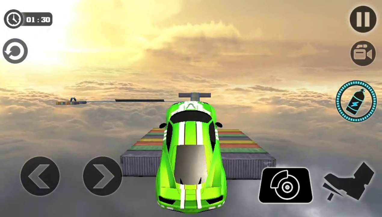 impossible stunt car tracks 3d | impossible car game | car stunt game | car game | mega ramp game | ramp master | hindi gaming |
