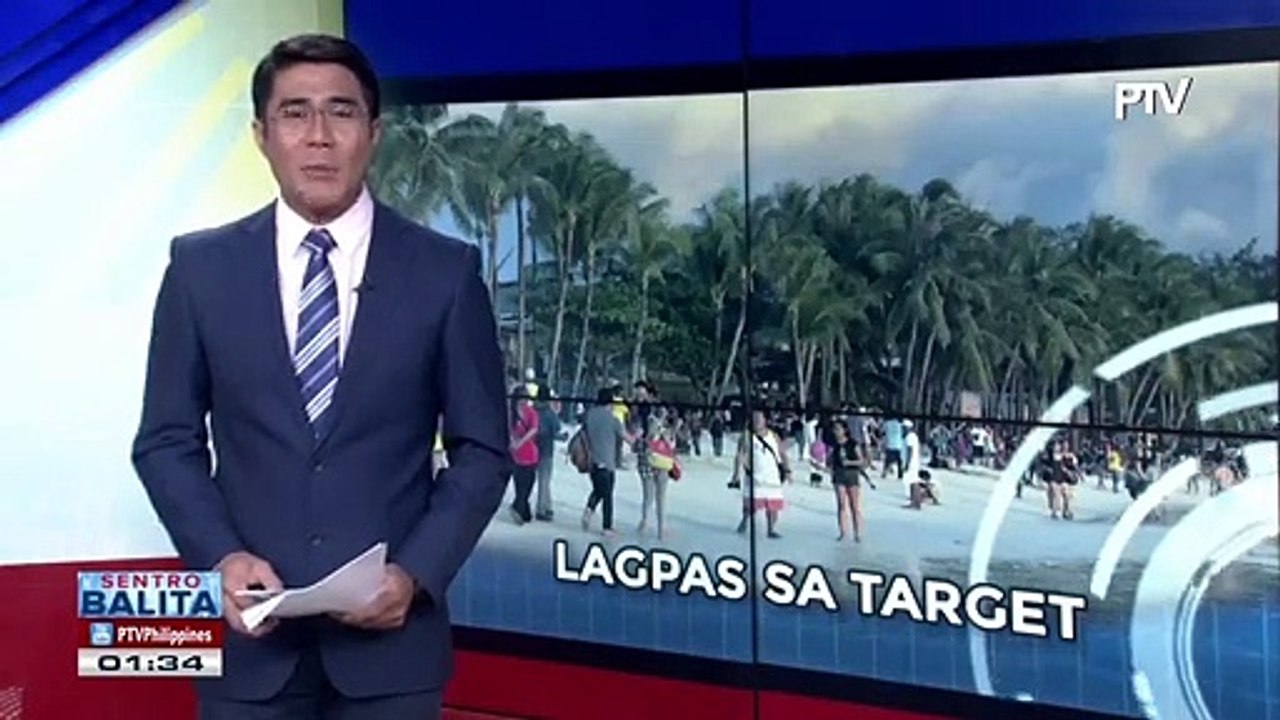 Target tourist arrivals noong 2019, nalagpasan