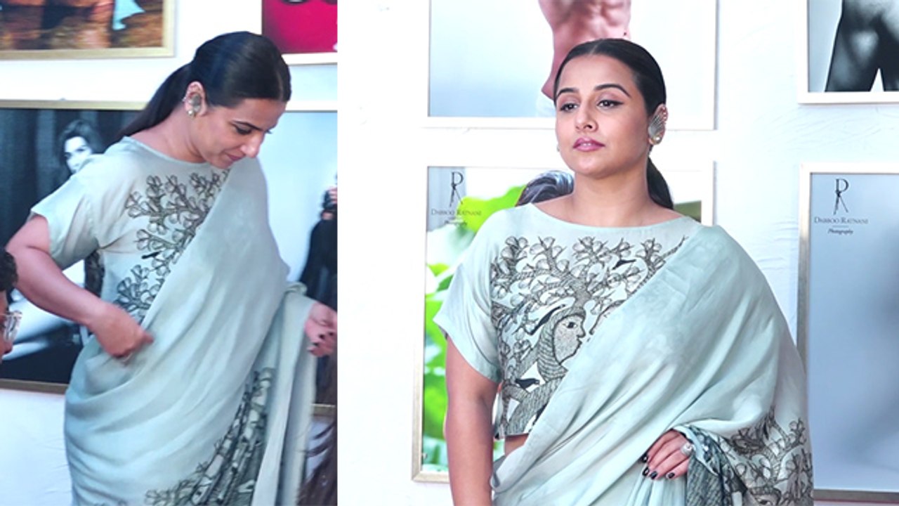 Dabboo Ratnani Calendar : Vidya Balan को फिसलते पल्लू ने  किया परेशान । Boldsky