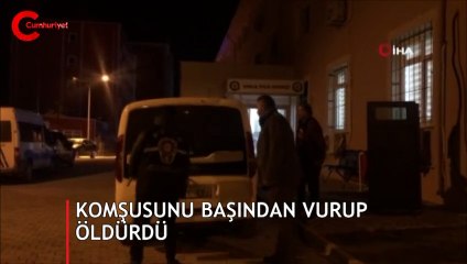 Bursa'da alt komşusunu çağırdı, başından vurup öldürdü