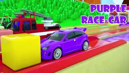 How to Learn Colors by Driving Cars on Wooden Track