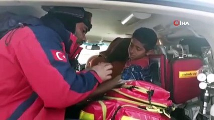 Sağlık ekipleri 12 yaşındaki çocuk için seferber oldu