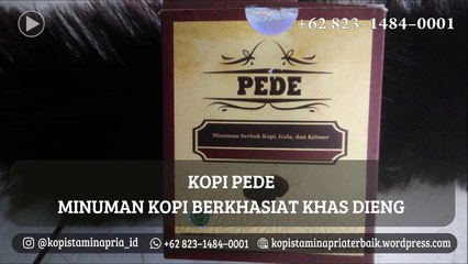 CUCI GUDANG!!! Khasiat Kopi Purwaceng Dieng