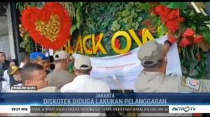 Satpol PP Segel Diskotek Black Owl