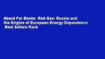 About For Books  Red Gas: Russia and the Origins of European Energy Dependence  Best Sellers Rank