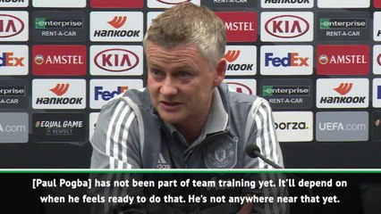 Pogba not close to first team return - Solskjaer