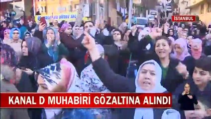 Okulda taciz iddiası için olay yerine giden Kanal D Muhabiri Şevval Şirin'e gözaltı