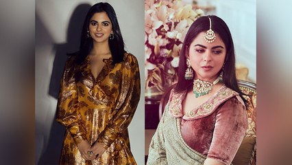 Isha Ambani in dreamy Sabyasachi lehenga turns into a royal princess । Boldsky
