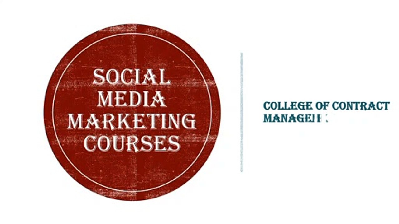 Social Media Marketing Courses