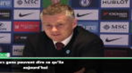 26e j.- Solskjaer "n'a pas de commentaire à faire" sur les propos de Mino Raiola