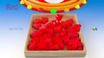 Learn Colors With Animal - Learn Colors With Dump Truck Dumping Soccer Balls for Kids