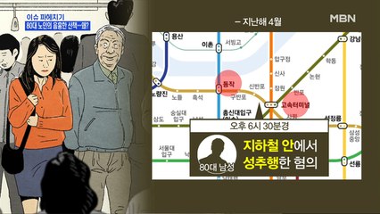 MBN 뉴스파이터-80대 노인 "산책 나온 것"…퇴근시간 지하철 안에서 무슨 일이?