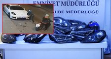 İstanbul'da 2,5 milyon lira değerinde far çalan çete çökertildi