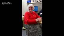 Woman hears family's voice for the first time in over 65 years