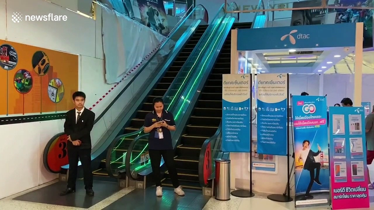 Woman shot dead after gunman opens fire in busy Bangkok shopping mall