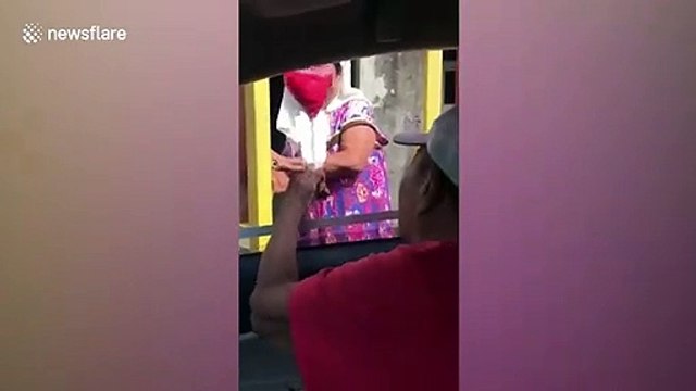 Heartwarming moment elderly man surprises wife on Valentine's Day