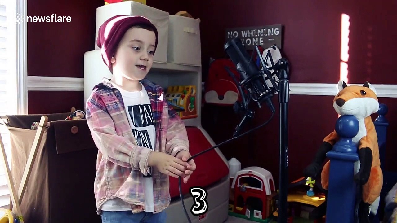 Little rockstar screams his love for FRIES in awesome music video