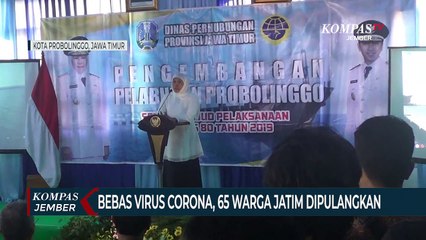 Bebas Virus Corona, 65 Warga Jatim Dipulangkan