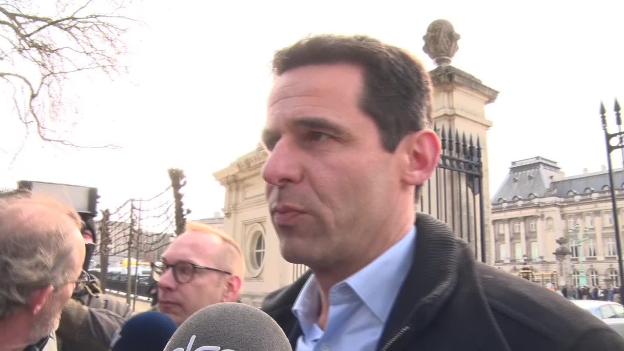 Jean-Marc Nollet (Ecolo) à la sortie du Palais