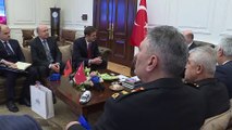 İçişleri Bakanı Soylu, Arnavutluk İçişleri Bakan Yardımcısı Hodaj'ı kabul etti - ANKARA