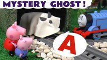 Peppa Pig Mystery Spooky Challenge Guess the Ghost Halloween with Paw Patrol Marvel DC Comics and Spongebob Squarepants in this Family Friendly Full Episode English