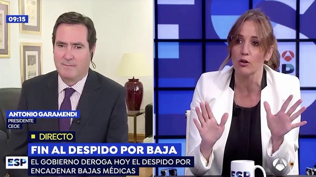 Garamendia pide a Susanna Griso que corte el mitin electoral anti-empresarios de Tania Sánchez