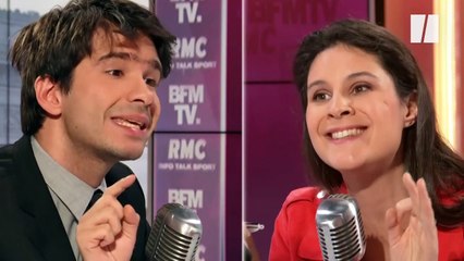 Juan Branco face à Apolline de Malherbe sur BFM, il la signale au CSA