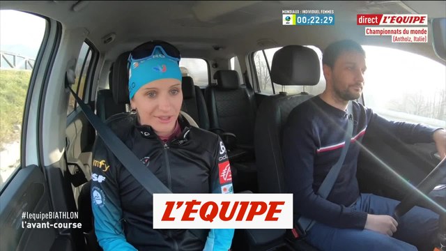 Taxi Biathlon avec Julia Simon - Biathlon - ChM (F)