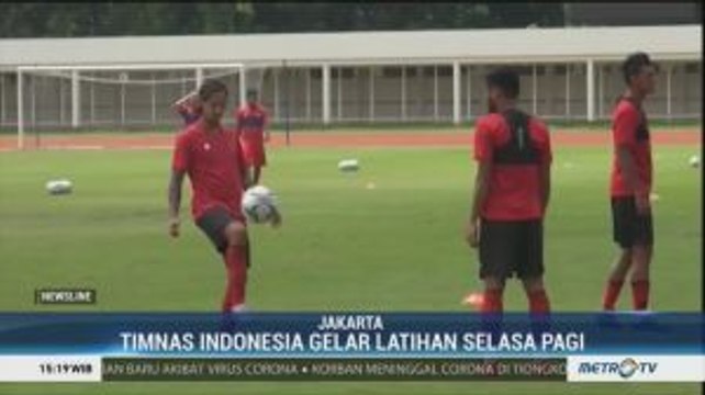 Jelang Kualifikasi Piala Dunia 2022, Timnas Indonesia Gelar Latihan