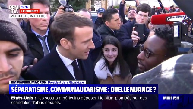 En déplacement à Mulhouse, Emmanuel Macron affirme être en dehors du game des municipales