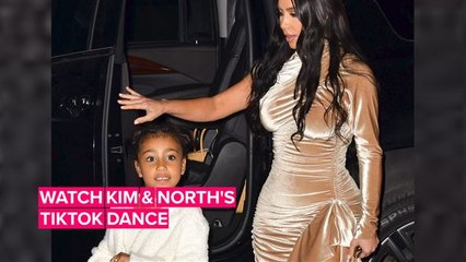 Kim Kardashian posts from North's secret TikTok account