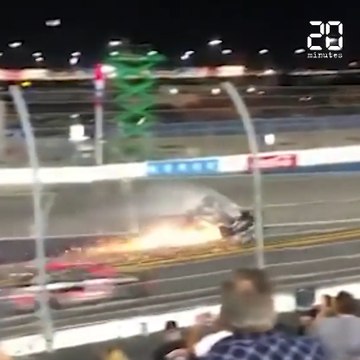 Daytona 500 : Les images de la terrible sortie de piste de Ryan Newman