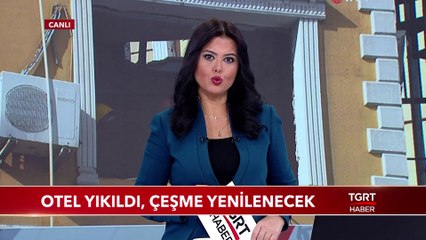 Fatih'te Çeşme ile Sur Üzerine İnşa Edilen Oteller Yıkıldı