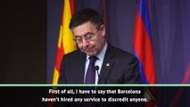 Barcelona president denies involvement in social media scandal