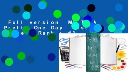 Full version  Me Talk Pretty One Day  Best Sellers Rank : #3