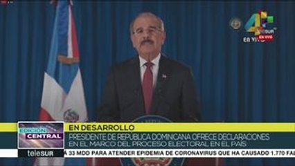 Pdte. dominicano se dirige al país tras suspensión de municipales