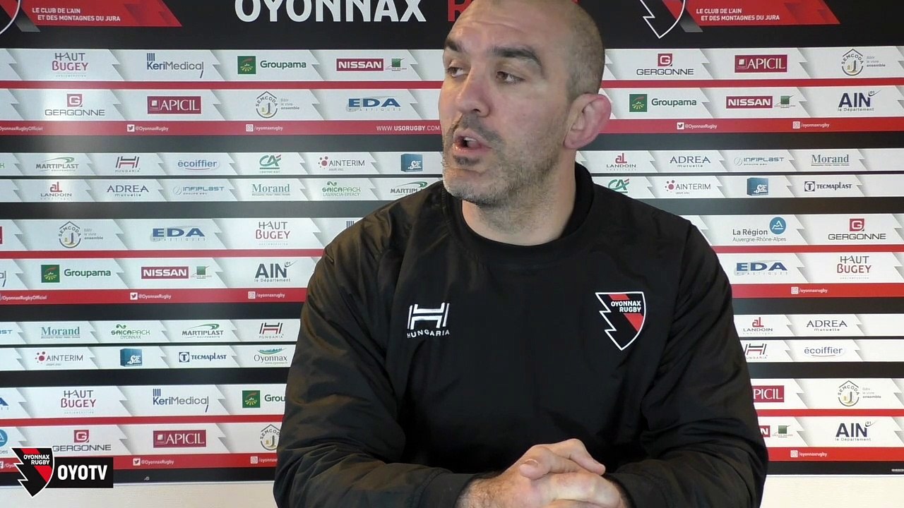 Point presse avant Oyonnax / Béziers - 21ème journée Pro D2