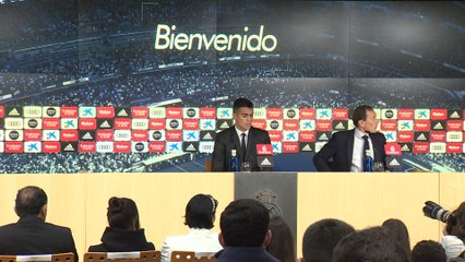 El nuevo jugador del Real Madrid, Reinier, en rueda de prensa