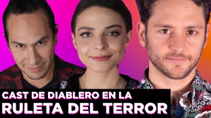 Gisselle Kuri, Christopher Uckermann y Horacio García de Diablero juegan a la Ruleta del Terror