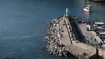 Antalya'da şubat ayında deniz keyfi