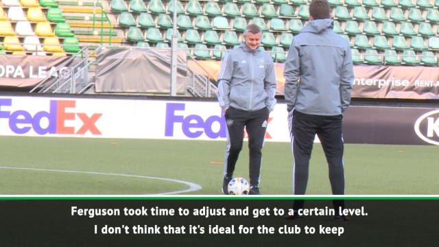 If United want Solskjaer, they must give him time - Van Persie