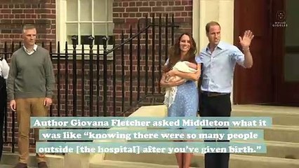 Kate Middleton opened up about her "terrifying" Prince George birth announcement and living with mom guilt