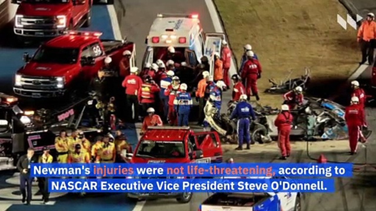 Denny Hamlin's Third Daytona 500 Win Overshadowed By Ryan Newman Crash