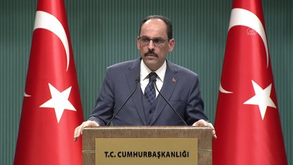Kalın: 'Koronavirüsü ile mücadele konusunda gerekli tedbirleri aldık' - ANKARA