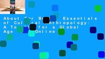 About For Books  Essentials of Cultural Anthropology: A Toolkit for a Global Age  For Online