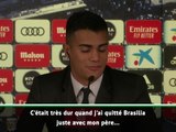 Real Madrid - Reinier fond en larmes lors de sa présentation
